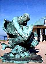 Sculpture at Deal Pier entrance