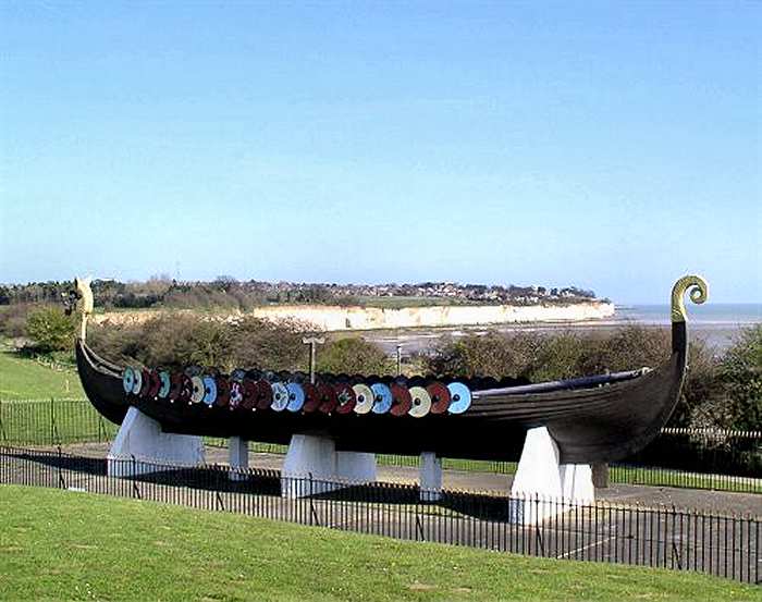 Hugin viking ship photo