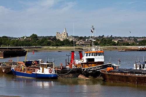 Rochester - across The Medway (photo: Ivor Dennis)