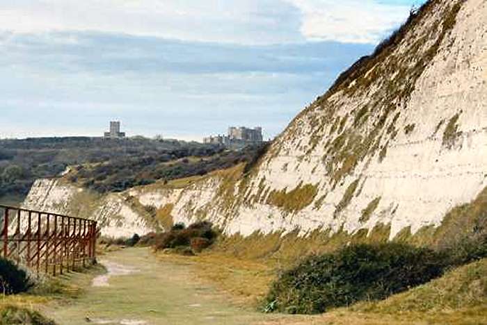 The White Cliffs north of Dover (photo: Rob Riddle)
