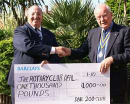 200 Club cheque presentation (photo: Stephen Misson)