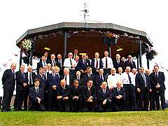 CLICK for larger picture of the Old Comrades Band (photo: Alexander Kent)
