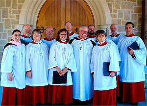 Chorus Angelorum choir at their church in Houston, Texas