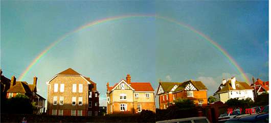 2007  Carnival ends with a rainbow (photo: Gerry Costa)