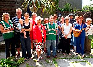 Landmark Centre's new garden officially opened (photo: Steve Wakeford)