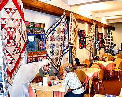 Quilt display at The Landmark Centre, Deal (photo: Harold Wyld)