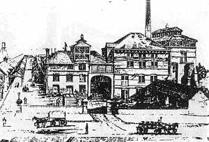 The old Brewery - artist's sketch