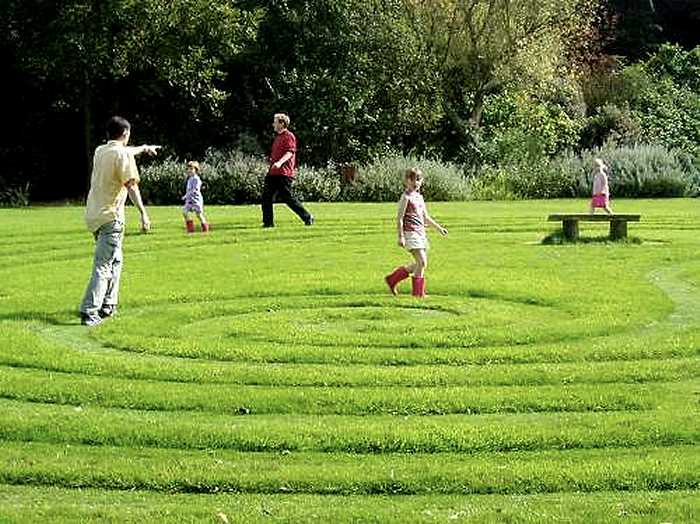 Pines Garden labyrinth (photo: Rob Riddle)