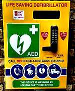 public access defibrillator unit